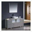 modern bathroom vanity designs Fresca Gray