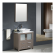 Bathroom Vanities Fresca Bari Gray Oak Vanity Ensembles FVN6230GO-VSL 818234017714 Under 30 Modern Gray Complete Vanity Sets 25 