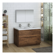 reclaimed wood bathroom vanity Fresca Rosewood