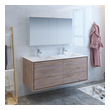 bathroom vanity basin Fresca Rustic Natural Wood