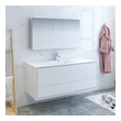 vanity cabinet set Fresca Glossy White