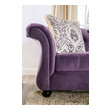 the bold chair Furniture of America Chairs Purple Traditional 