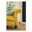king chairs Furniture of America Chairs Royal Yellow Traditional 
