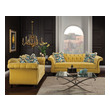 sofa desi Furniture of America Sofas and Loveseat Royal Yellow Traditional 