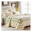 bedspreads comforters and quilts Greenland Home Fashions Quilt Set Ivory