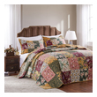Quilts-Bedspreads and Coverlet Greenland Home Fashions Antique Chic 100% Cotton Multi GL-0810AK 636047271525 Bedspread Set Multi Full DoubleKing Queen Twin Cotton 
