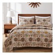 difference between a quilt and comforter Greenland Home Fashions Quilt Set Multi