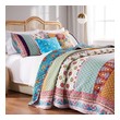 set queen comforter Greenland Home Fashions Quilt Set Multi