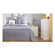 bedspreads full Greenland Home Fashions Bedspread Set Stone Gray