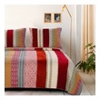 twin quilts for adults Greenland Home Fashions Quilt Set Cranberry