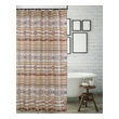 shower curtain decor ideas Greenland Home Fashions Bath Tan