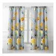 blackout curtains 2 pack Greenland Home Fashions Window Drapes and Window Treatments Gray