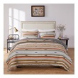 Quilts-Bedspreads and Coverlet Greenland Home Fashions Painted Desert 100% Microfiber face and back; Rose GL-1912AMST 636047413901 Quilt Set Brown sableCream beige ivory s Full DoubleKing Queen Twin XL Microfiber Polyester 