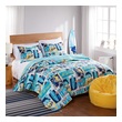 great bedspreads Greenland Home Fashions Quilt Set Blue