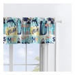 shower curtain with valance Greenland Home Fashions Window Blue