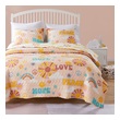 really nice comforter sets Greenland Home Fashions Quilt Set Peach