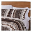 inside pillow cover Greenland Home Fashions Sham Latte