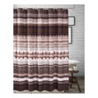 shower with curtain instead of door Greenland Home Fashions Bath Latte