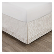 dust ruffle for queen size bed Greenland Home Fashions Bed Skirt 18" Bedskirts Ivory
