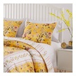 large euro pillow covers Greenland Home Fashions Sham Yellow