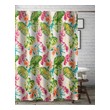 double hook shower curtain rings Greenland Home Fashions Bath Coral