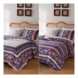 full size bed comforters sets Greenland Home Fashions Quilt Set Blue