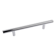 Knobs and Pulls Hardware Resources Naples Steel Polished Chrome Polished Chrome Knobs and Pulls 624PC 843512045325 Pulls Contemporary Stainless Steel Steel Polished Chrome Stainless Stee Bar Complete Vanity Sets 