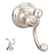 his and hers robe hooks Hardware Resources Robe Hooks Robe Hooks Satin Nickel Traditional
