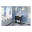 toilet and sink units for small bathrooms Hardware Resources Vanity Black Transitional