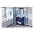Bathroom Vanities Hardware Resources 2nd Gen Adler Vanities MDF Hale Blue VKITADL30BLWCR 840002560962 Vanity Single Sink Vanities 30-40 Blue Cabinets Only 25 