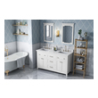 bathroom sink top view Hardware Resources Vanity White Traditional