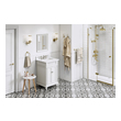 best bathroom double vanity Hardware Resources Vanity White Transitional