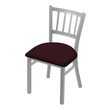 white upholstered chairs Holland Bar Stool Chair Dining Room Chairs Anodized Nickel