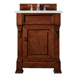 30 inch vanity with sink James Martin Vanity Warm Cherry Transitional