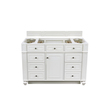 rustic sink vanity James Martin Cabinet Bright White Transitional
