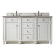 cheap bathroom vanities with tops James Martin Vanity Bright White Transitional