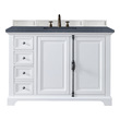 small sink with cabinet James Martin Vanity Bright White Transitional