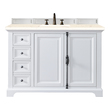 40 bathroom vanity without top James Martin Vanity Bright White Transitional