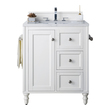 bathroom vanity suppliers James Martin Cabinet Bright White Traditional