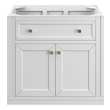70 vanity top James Martin Cabinet Glossy White Modern Farmhouse, Transitional
