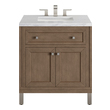 Bathroom Vanities James Martin Chicago Parawood Plywood Panels Blac Whitewashed Walnut Whitewashed Walnut 305-V30-WWW-3AF 846871089788 Vanity Single Sink Vanities Under 30 Modern Light Brown Wall Mount Vanities With Top and Sink 
