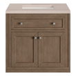Bathroom Vanities James Martin Chicago Parawood Plywood Panels Blac Whitewashed Walnut Whitewashed Walnut 305-V30-WWW-3EMR 840108923883 Vanity Single Sink Vanities Under 30 Modern Light Brown Wall Mount Vanities With Top and Sink 