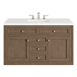 Bathroom Vanities James Martin Chicago Parawood Plywood Black Walnu Whitewashed Walnut Whitewashed Walnut 305-V48-WWW-3WZ 840108953255 Vanity Single Sink Vanities 40-50 Modern Light Brown Wall Mount Vanities With Top and Sink 