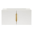 vanity unit set James Martin Cabinet Glossy White Modern