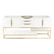 bathroom vanity and matching cabinet James Martin Cabinet Glossy White Modern