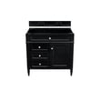 70 inch double sink vanity James Martin Cabinet Black Onyx Transitional