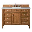 small wooden bathroom cabinet James Martin Vanity Saddle Brown Transitional