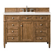 72 inch double sink vanity with top James Martin Vanity Saddle Brown Transitional