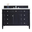 Bathroom Vanities James Martin Brittany Yellow Poplar Plywood Panels Victory Blue Victory Blue 650-V48-VBL-3EJP 846871093532 Vanity Single Sink Vanities 40-50 Transitional Blue With Top and Sink 