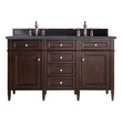 bathroom vanity unit with sink and toilet James Martin Vanity Burnished Mahogany Transitional